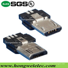 Тип Мужской Super Thin 5pin Micro USB Connector